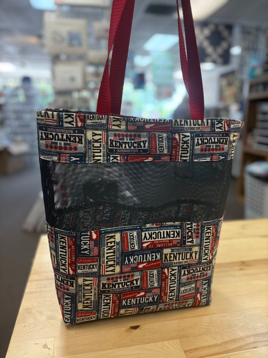 Vinyl Mesh Tote