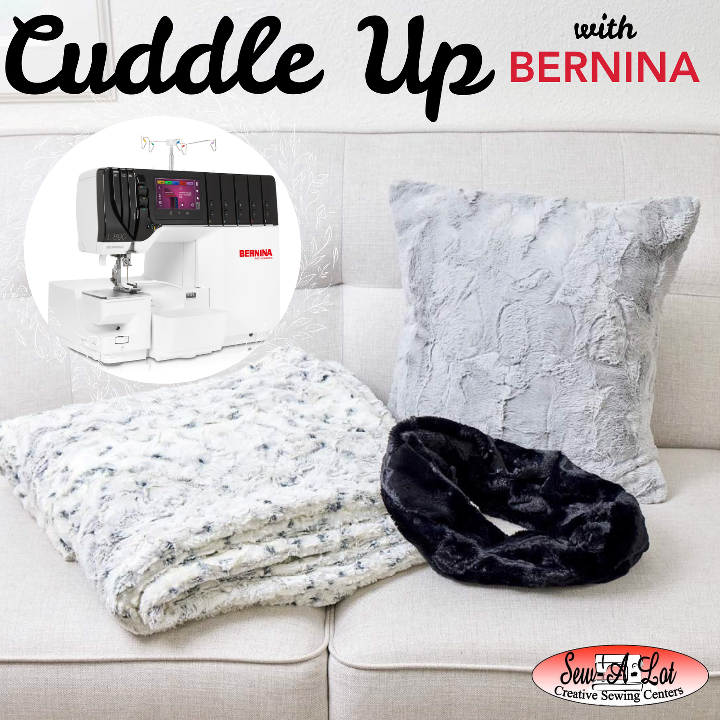 Two-Day Shannon Fabrics Cuddle® Workshop with BERNINA L8 Series Serger