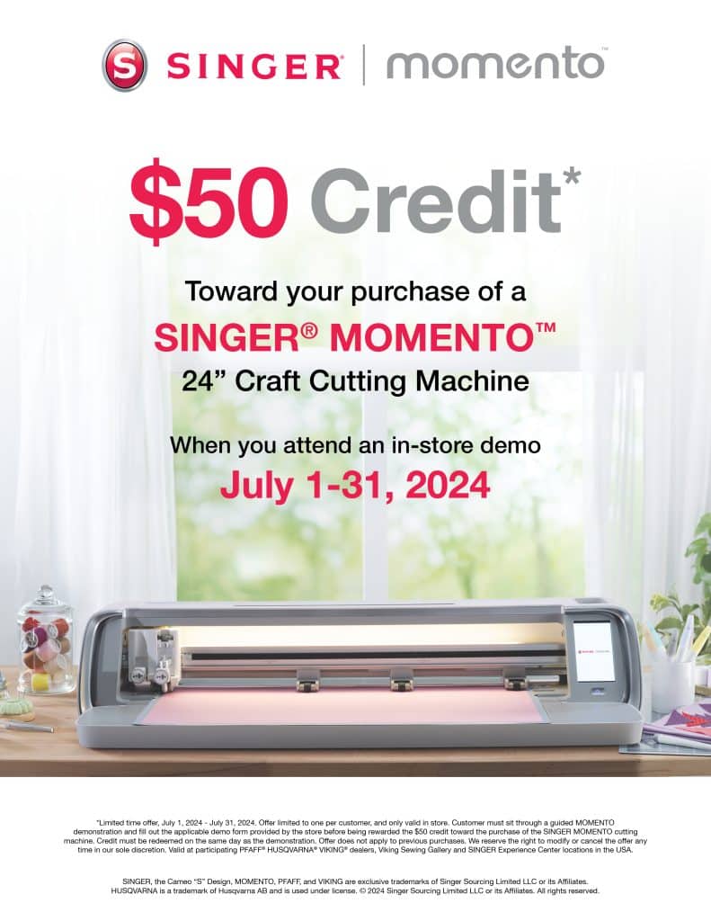 Monthly Specials » SewALot » Centerville, Dayton, Lexington